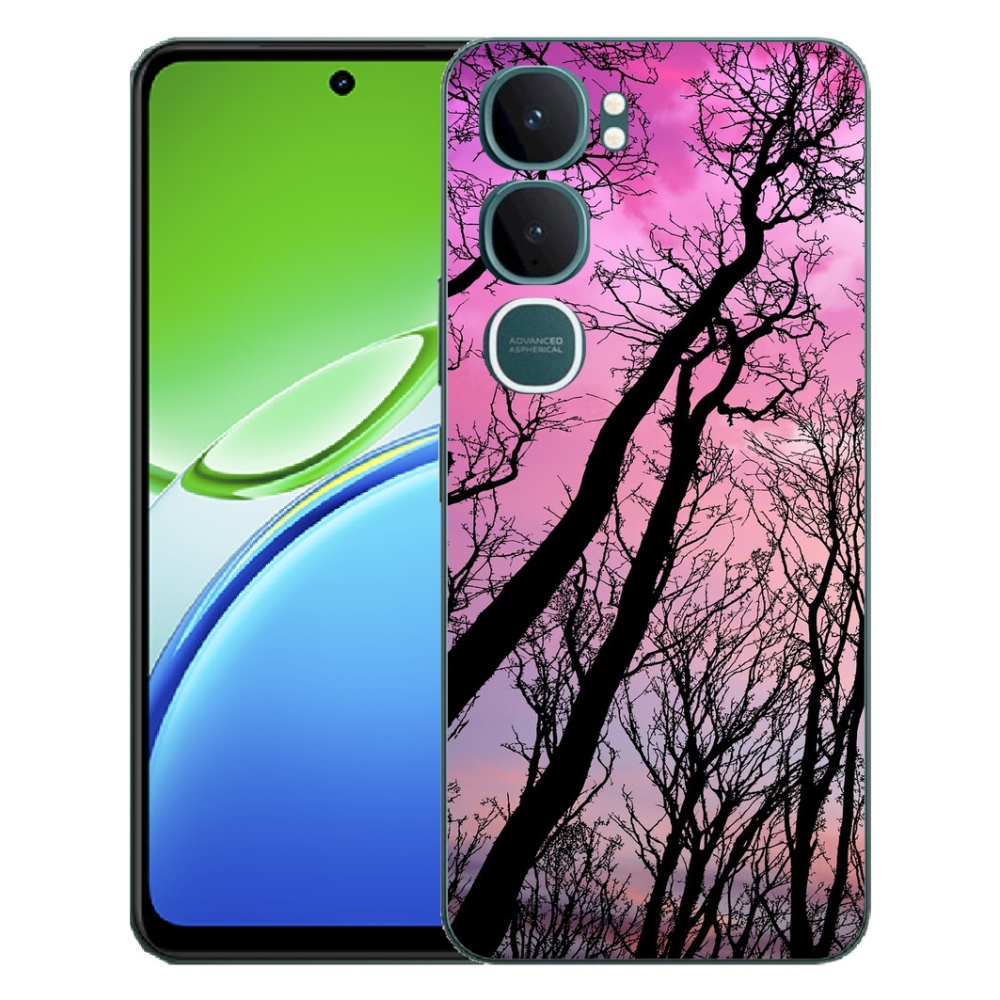 Gelový kryt mmCase na Vivo Y21d - opadané stromy
