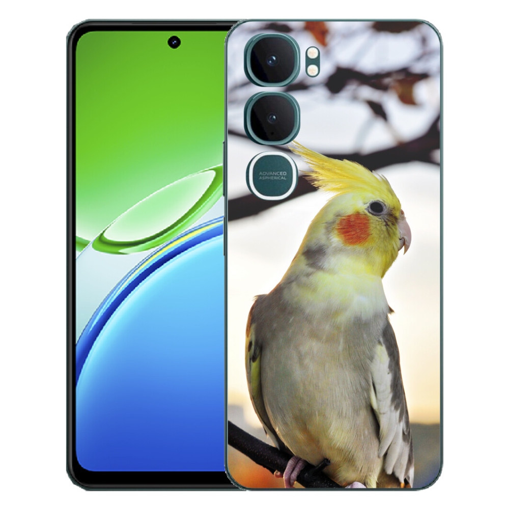 Gelový kryt mmCase na Vivo Y21d - papoušek korela