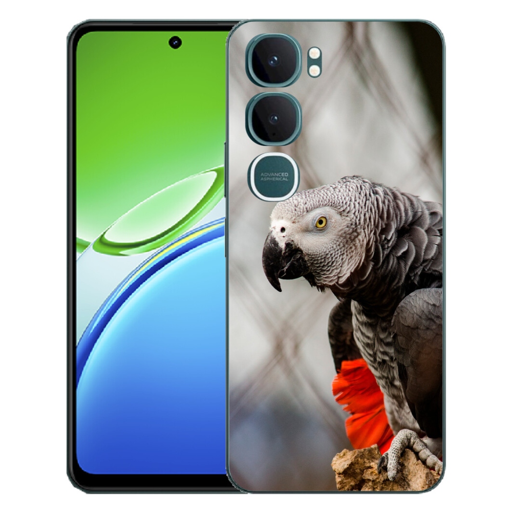 Gelový kryt mmCase na Vivo Y21d - papoušek žako 3