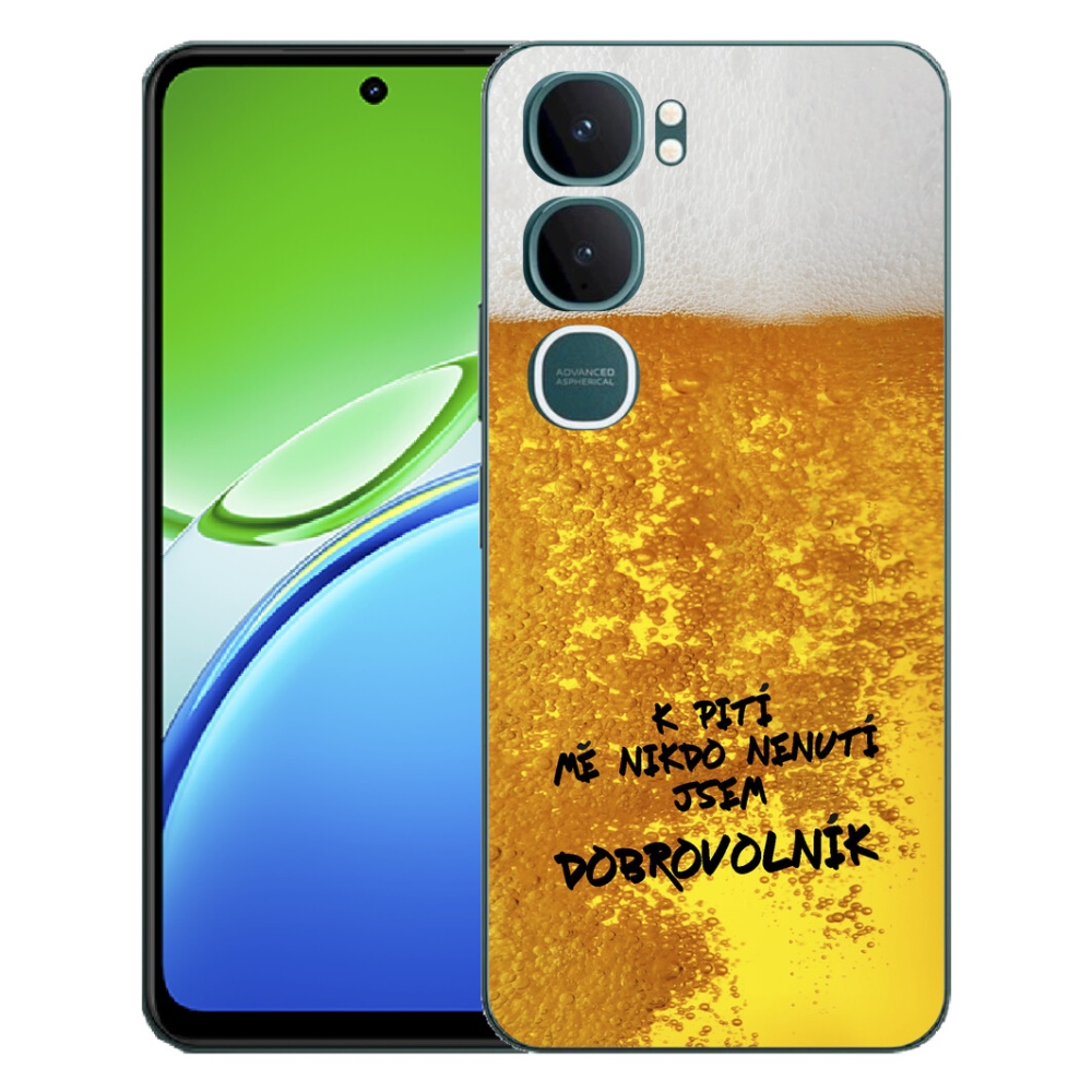 Gelový kryt mmCase na Vivo Y21d - pivní motiv 4