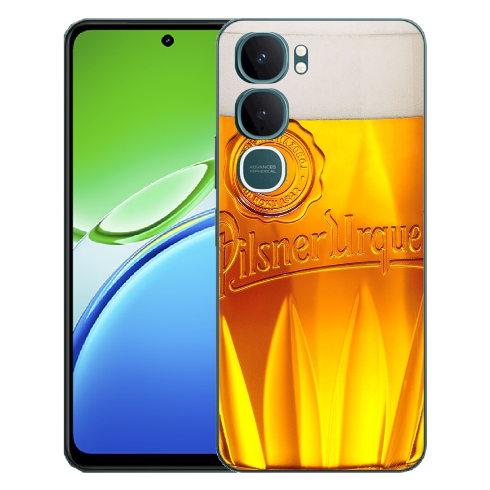Gelový kryt mmCase na Vivo Y21d - pivo