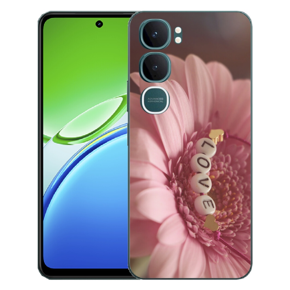 Gelový kryt mmCase na Vivo Y21d - přívěsek love