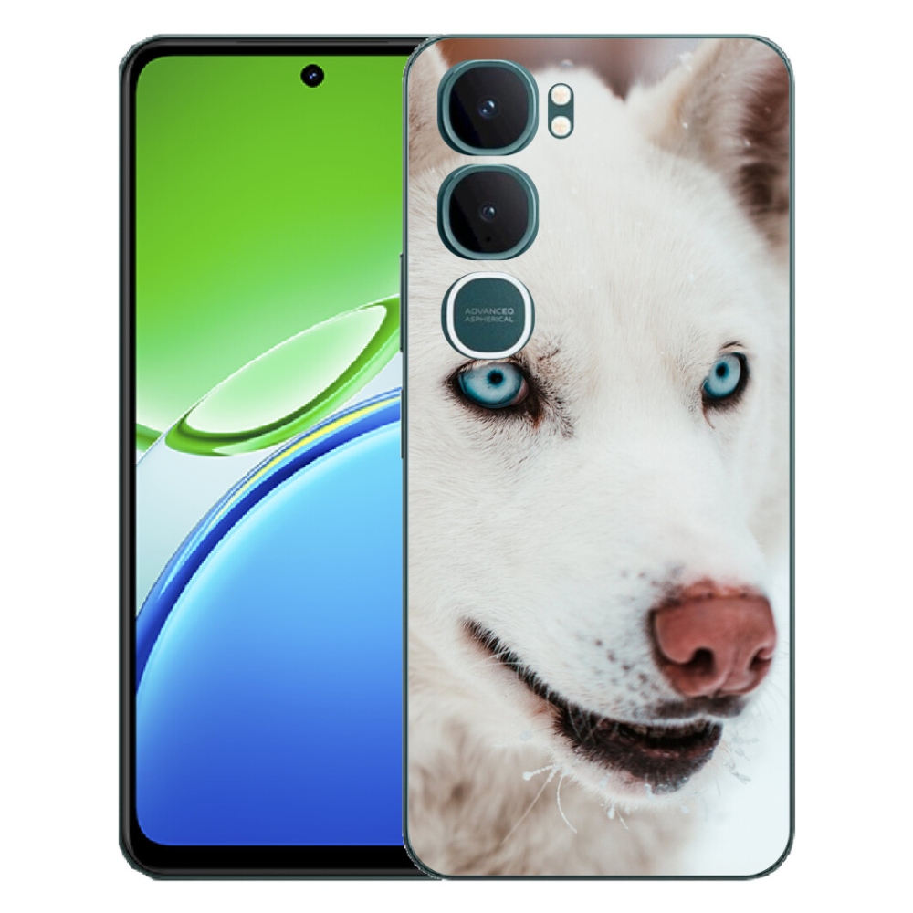 Gelový kryt mmCase na Vivo Y21d - psí pohled