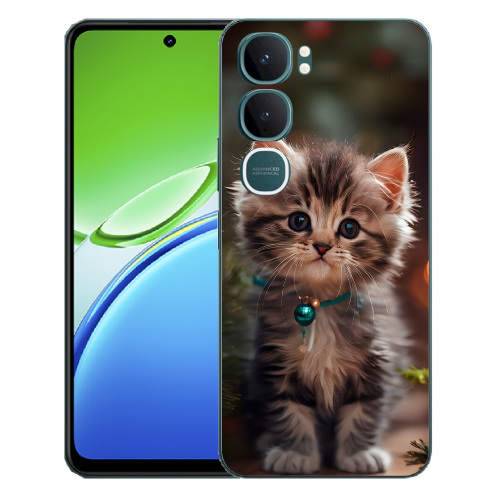 Gelový kryt mmCase na Vivo Y21d - roztomilé kotě 11