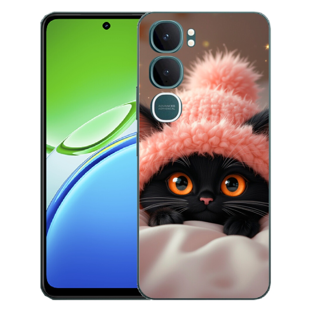 Gelový kryt mmCase na Vivo Y21d - roztomilé kotě 7