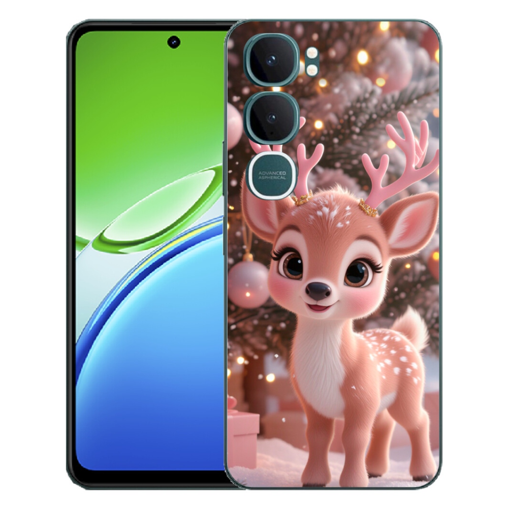 Gelový kryt mmCase na Vivo Y21d - roztomilý sob