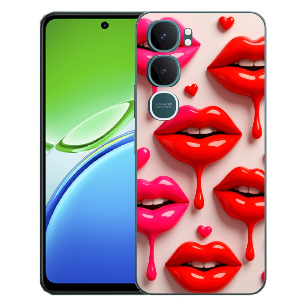 Gelový kryt mmCase na Vivo Y21d - rty 2