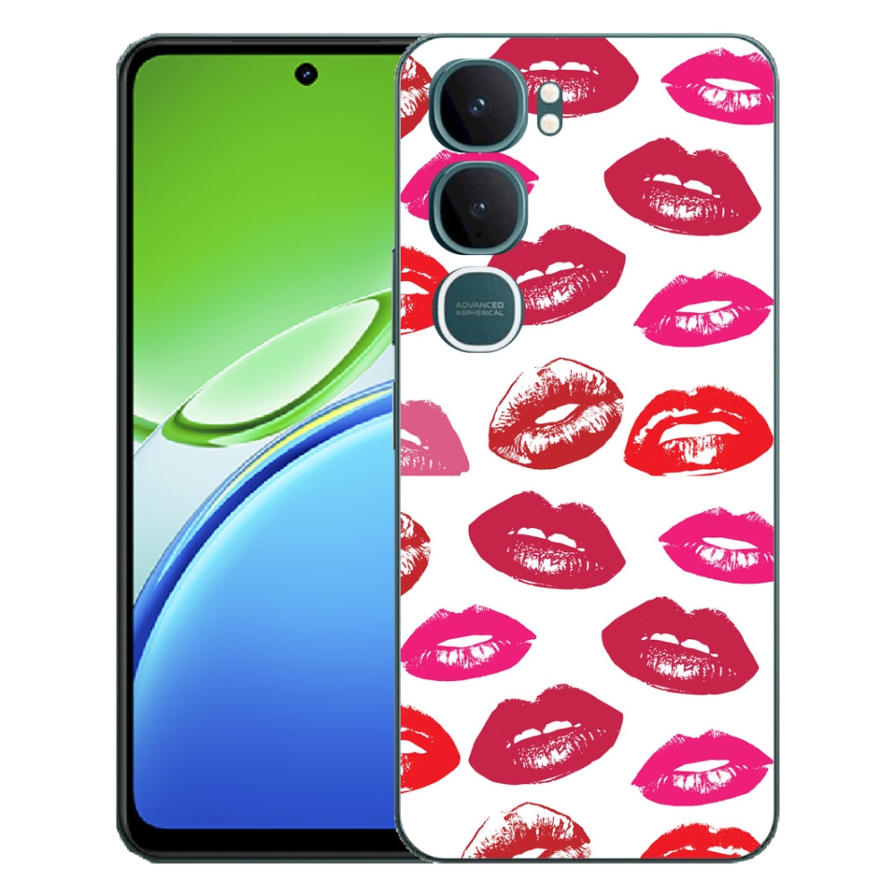 Gelový kryt mmCase na Vivo Y21d - rty