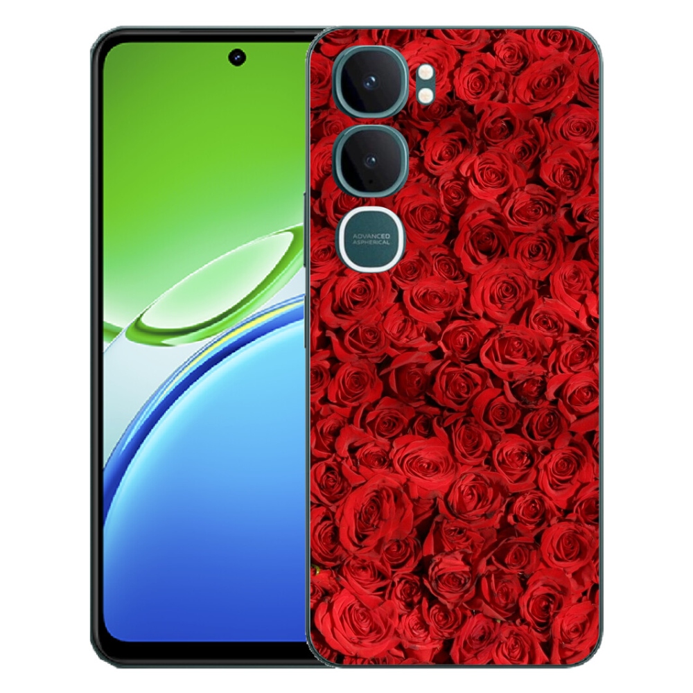Gelový kryt mmCase na Vivo Y21d - růže