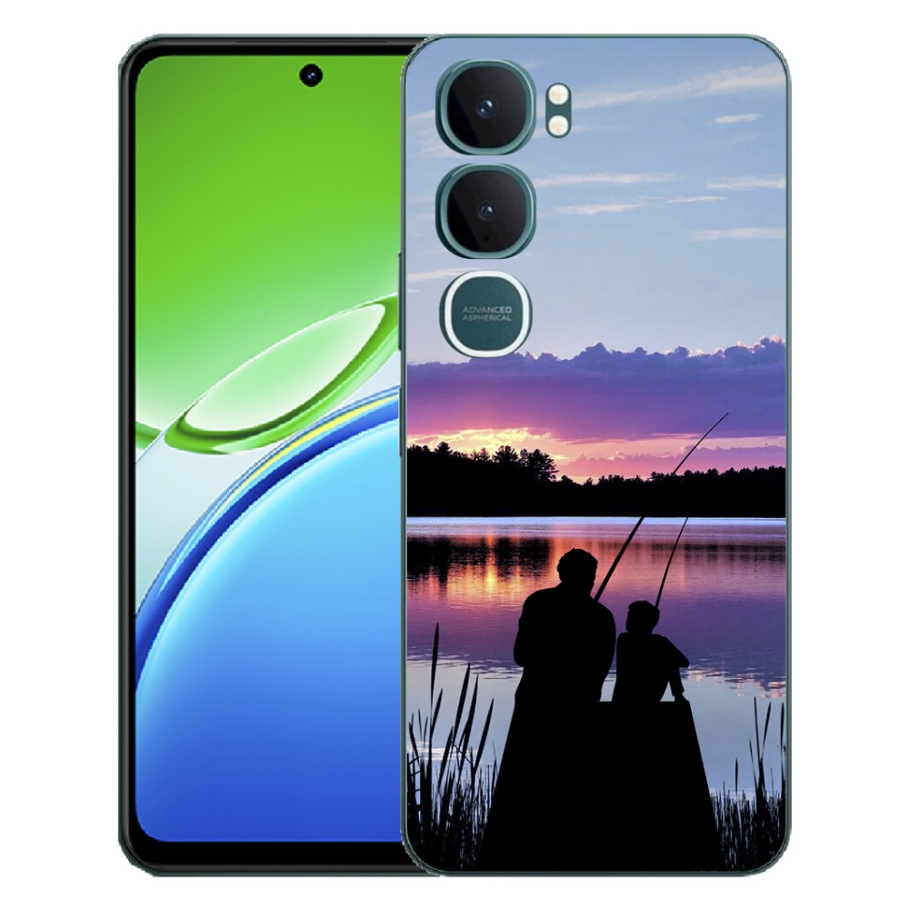 Gelový kryt mmCase na Vivo Y21d - rybaření 2
