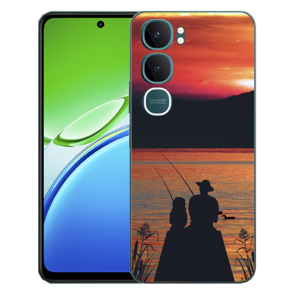 Gelový kryt mmCase na Vivo Y21d - rybaření 3