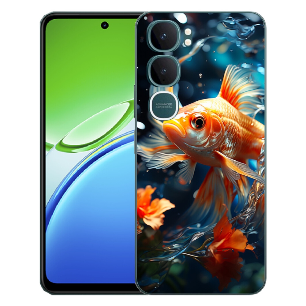 Gelový kryt mmCase na Vivo Y21d - rybka