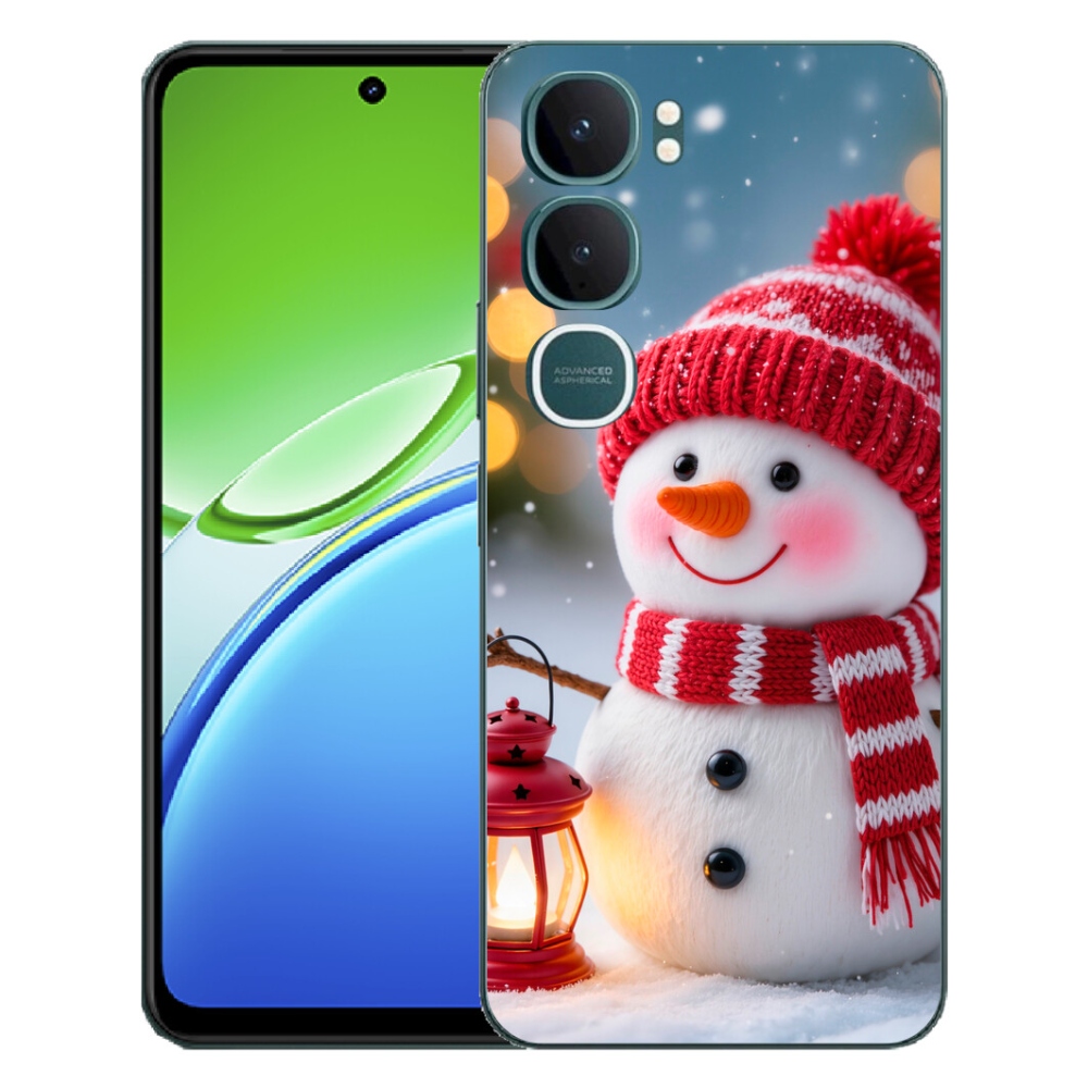 Gelový kryt mmCase na Vivo Y21d - sněhulák 2