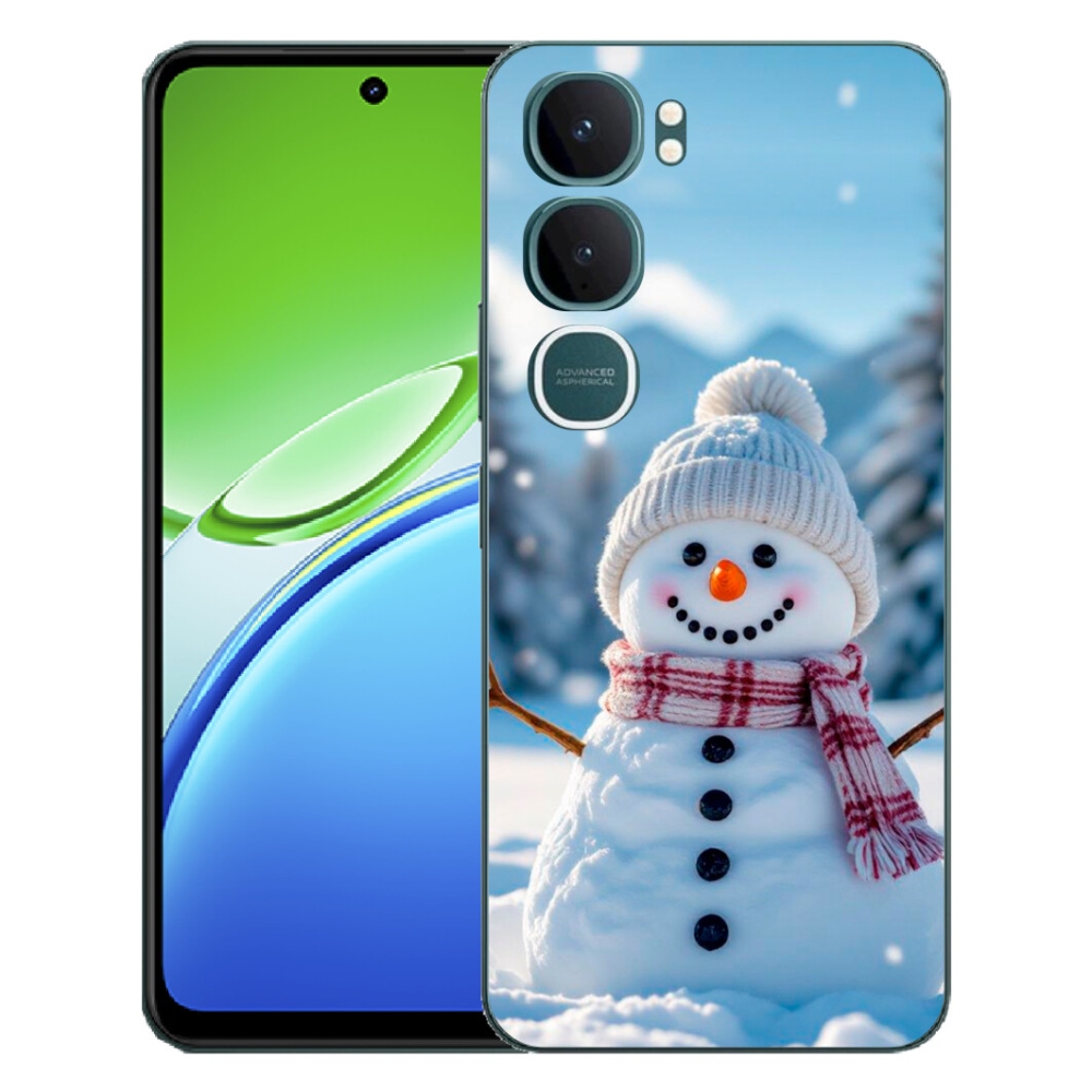 Gelový kryt mmCase na Vivo Y21d - sněhulák 3