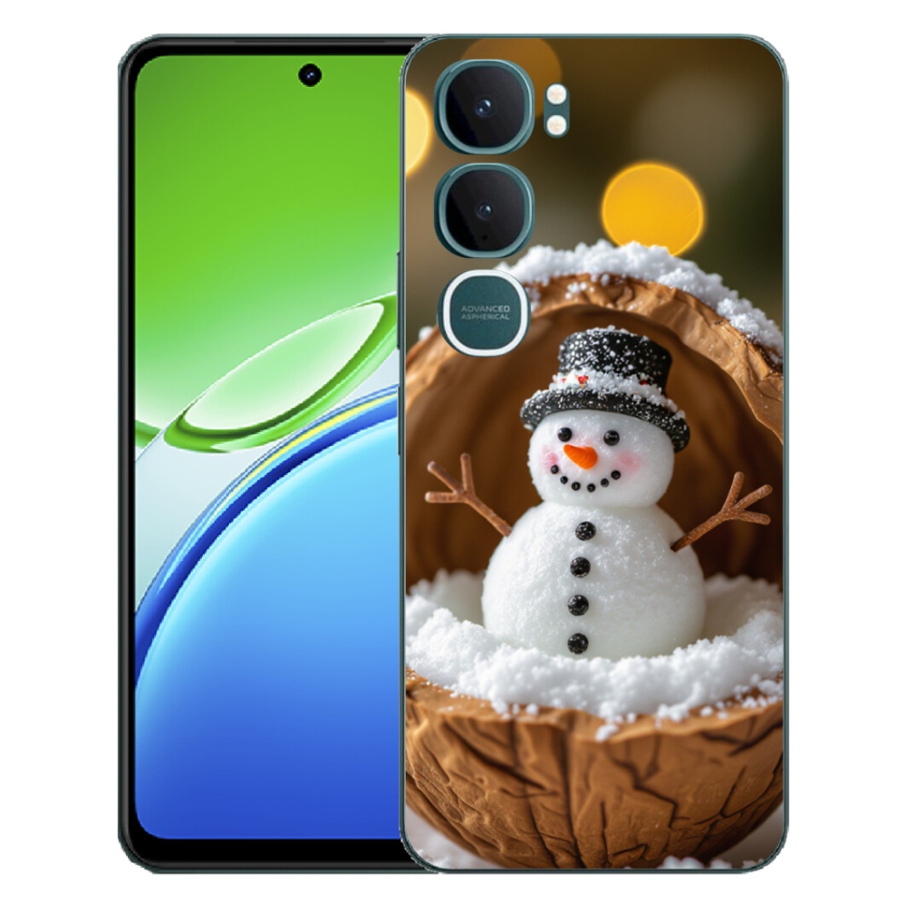 Gelový kryt mmCase na Vivo Y21d - sněhulák 4