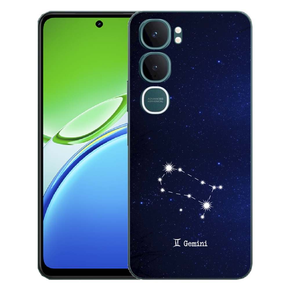 Gelový kryt mmCase na Vivo Y21d - souhvězdí Blíženců