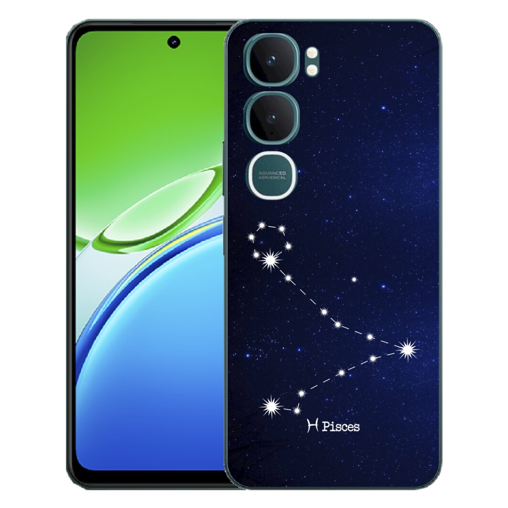 Gelový kryt mmCase na Vivo Y21d - souhvězdí Ryby