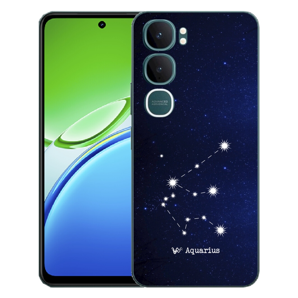 Gelový kryt mmCase na Vivo Y21d - souhvězdí Vodnáře