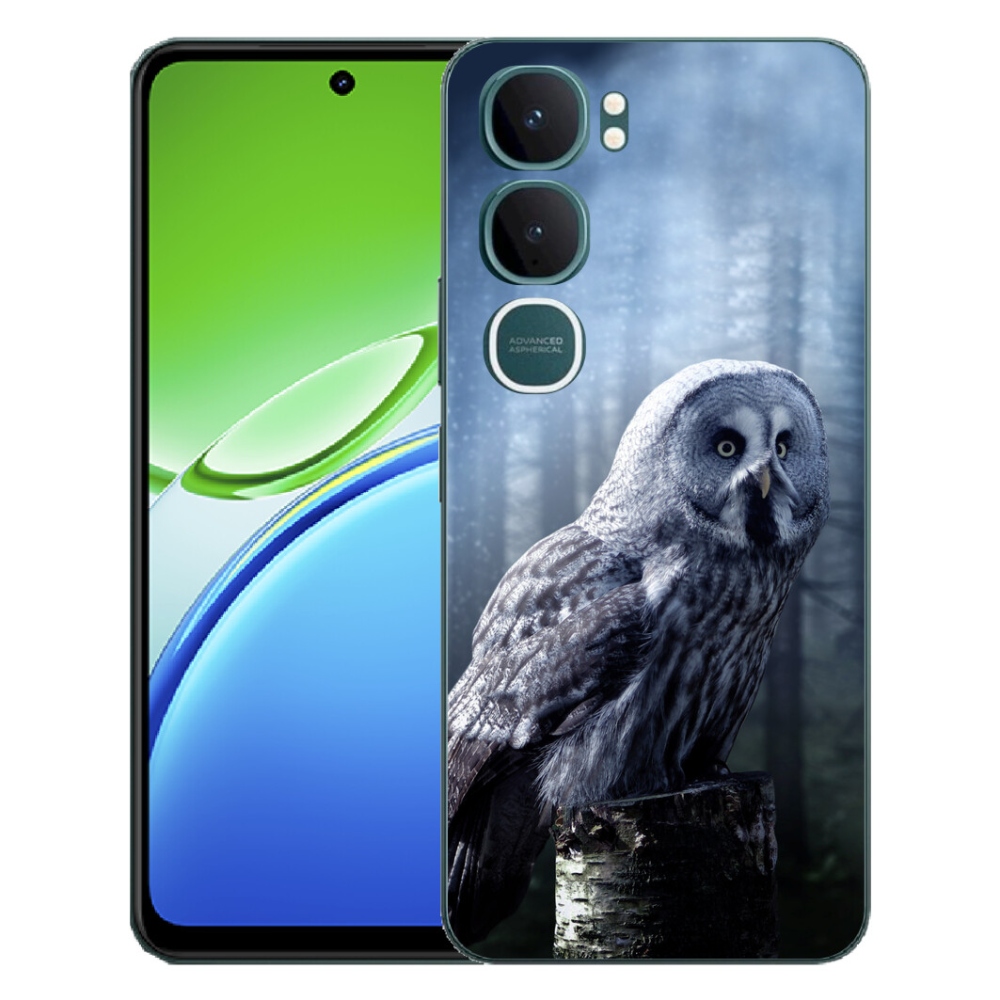 Gelový kryt mmCase na Vivo Y21d - sova