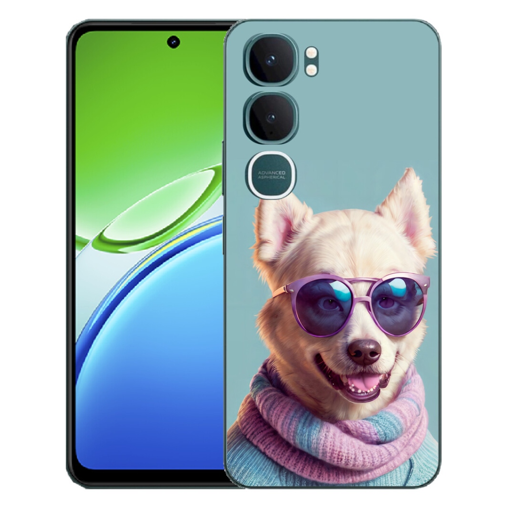 Gelový kryt mmCase na Vivo Y21d - stylový německý špic