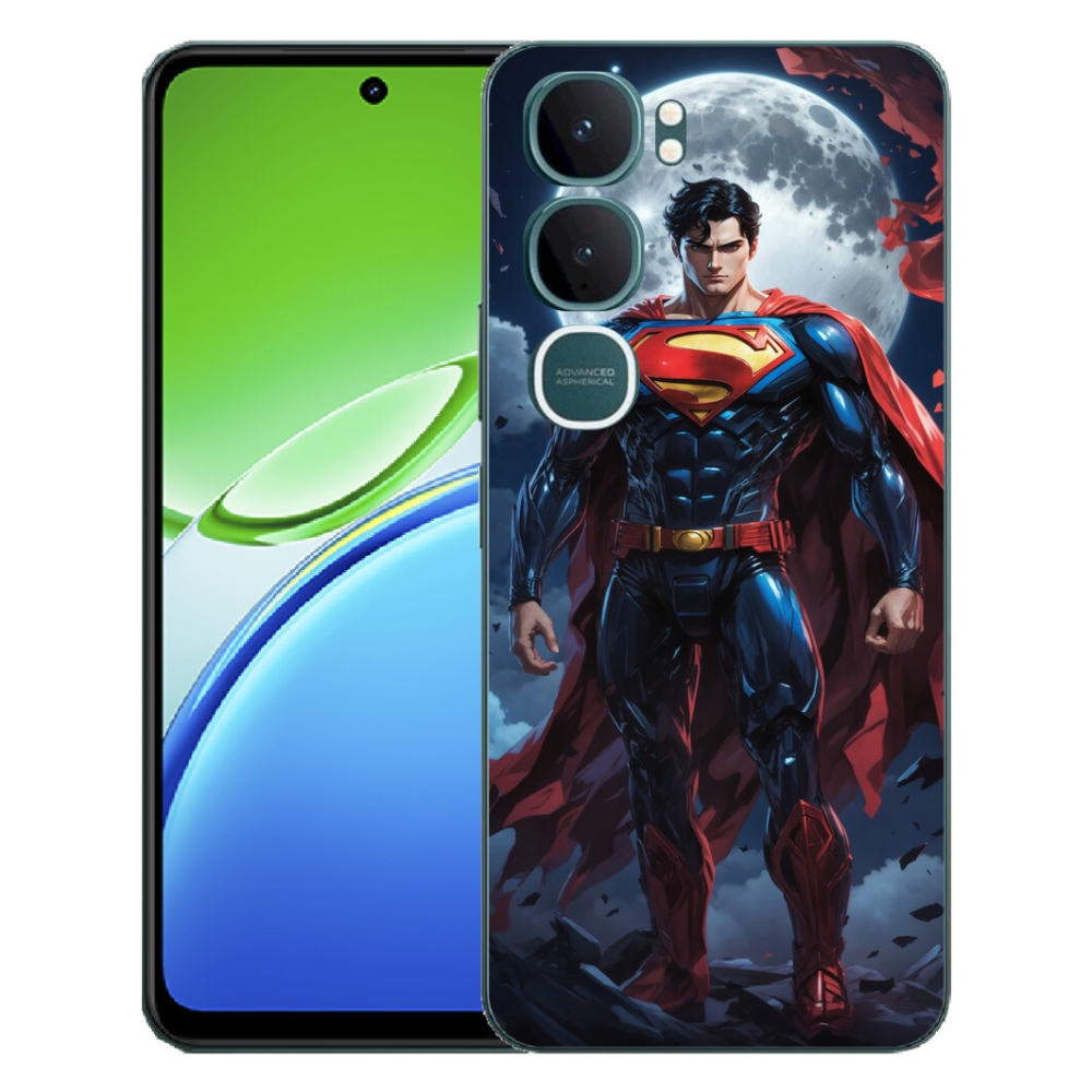 Gelový kryt mmCase na Vivo Y21d - superman