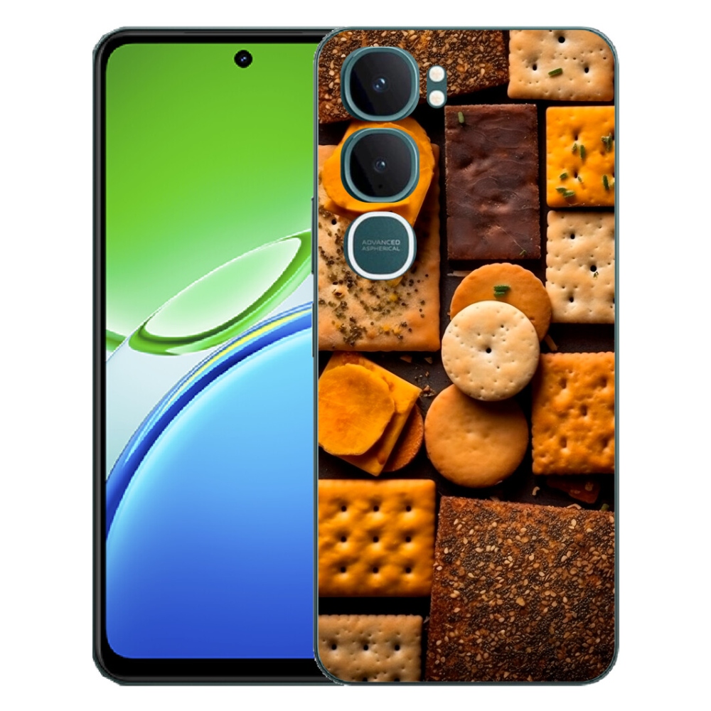 Gelový kryt mmCase na Vivo Y21d - sušenky