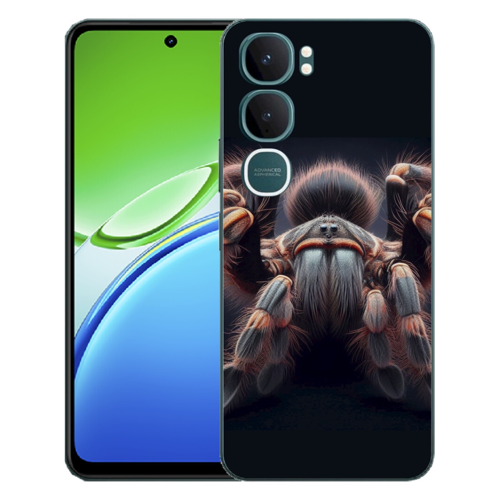 Gelový kryt mmCase na Vivo Y21d - tarantule
