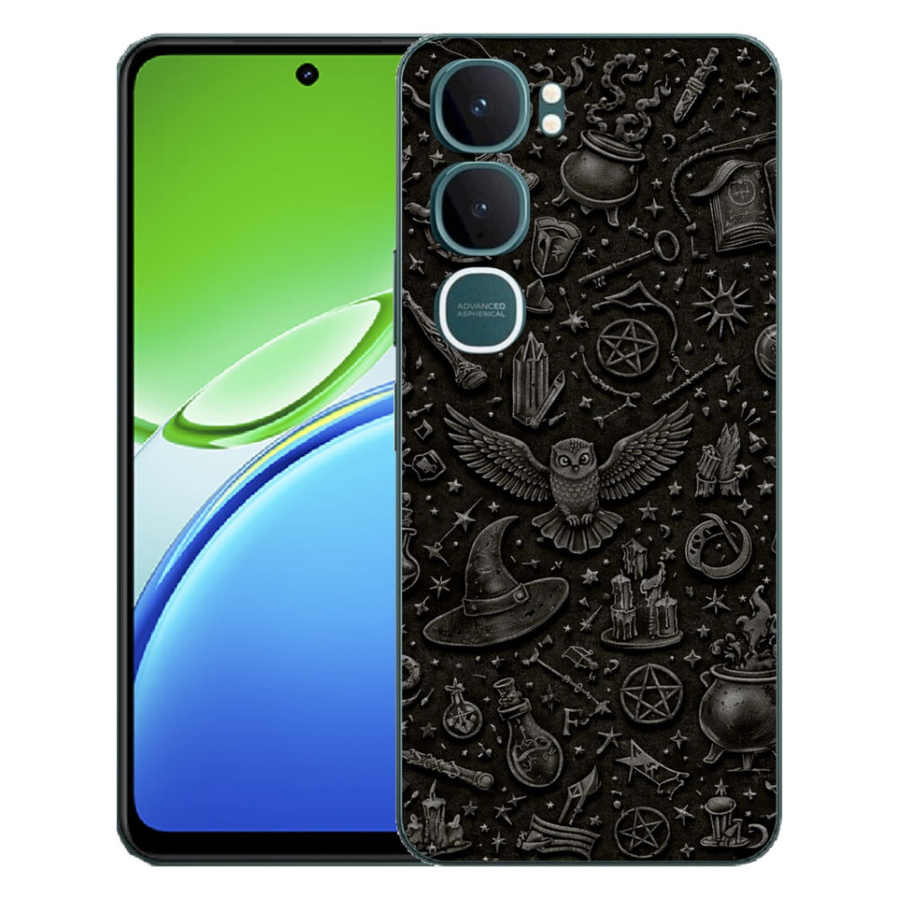 Gelový kryt mmCase na Vivo Y21d - tmavý magický svět