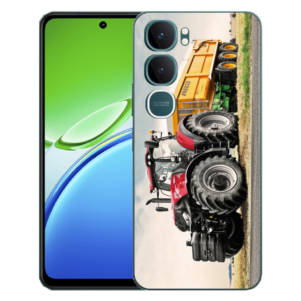 Gelový kryt mmCase na Vivo Y21d - traktor 3