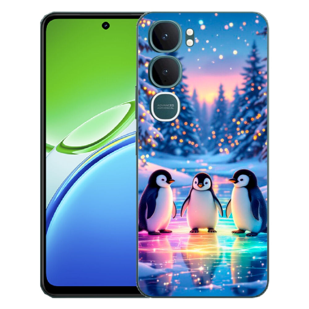 Gelový kryt mmCase na Vivo Y21d - tučnáci