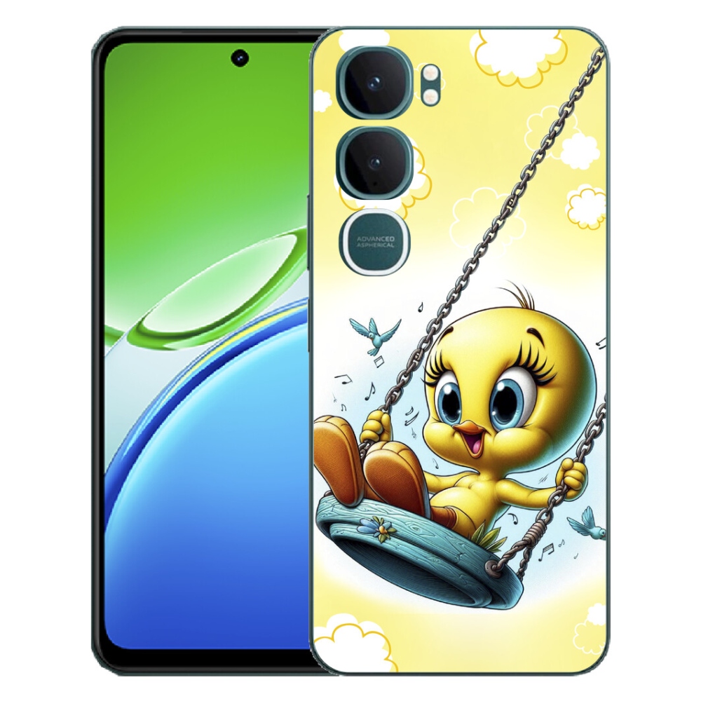 Gelový kryt mmCase na Vivo Y21d - tweety