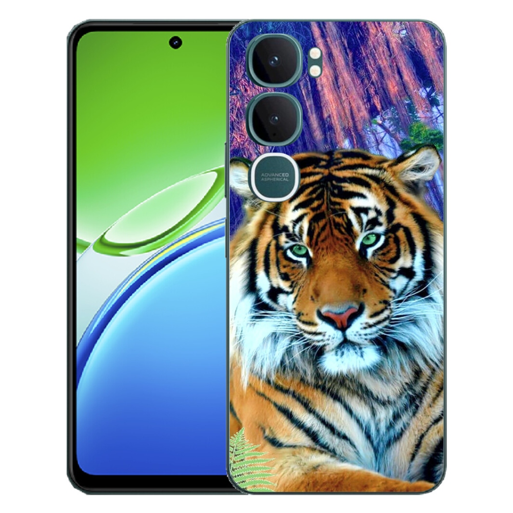Gelový kryt mmCase na Vivo Y21d - tygr