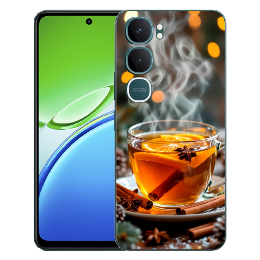 Gelový kryt mmCase na Vivo Y21d - vánoční punč
