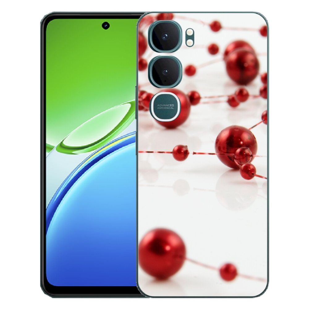 Gelový kryt mmCase na Vivo Y21d - vánoční řetěz