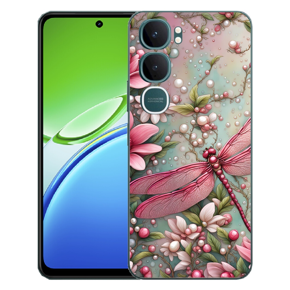 Gelový kryt mmCase na Vivo Y21d - vážka