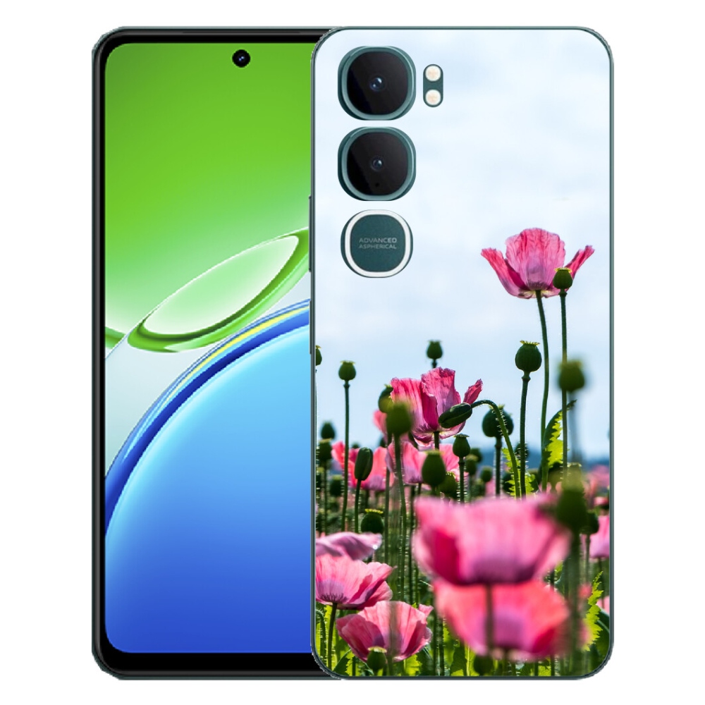 Gelový kryt mmCase na Vivo Y21d - vlčí mák