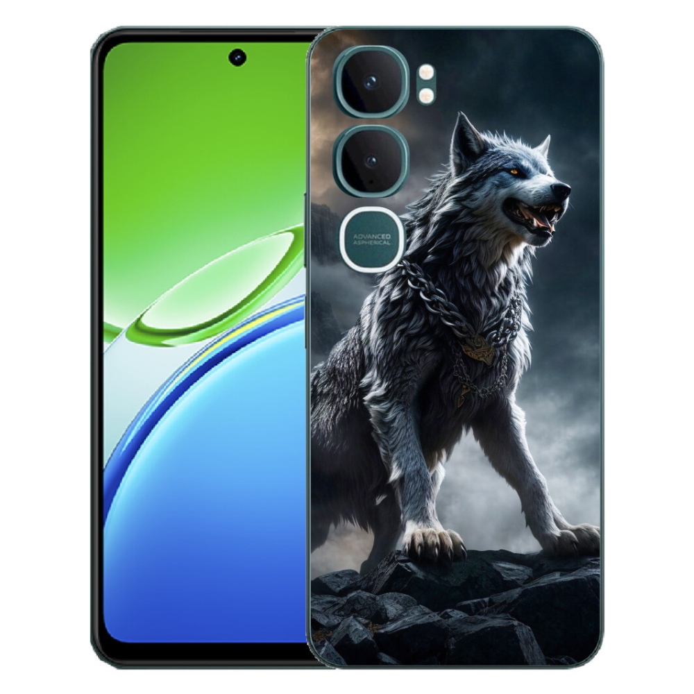 Gelový kryt mmCase na Vivo Y21d - vlk 1