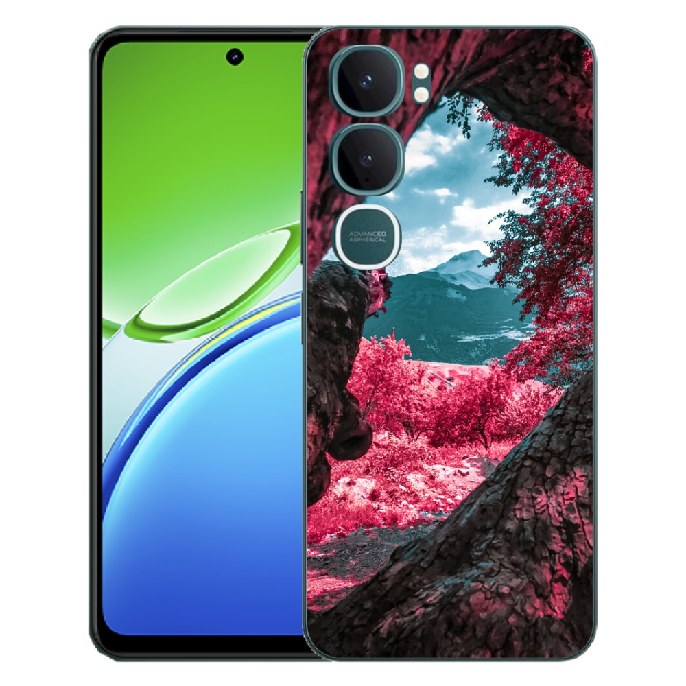 Gelový kryt mmCase na Vivo Y21d - výhled na hory