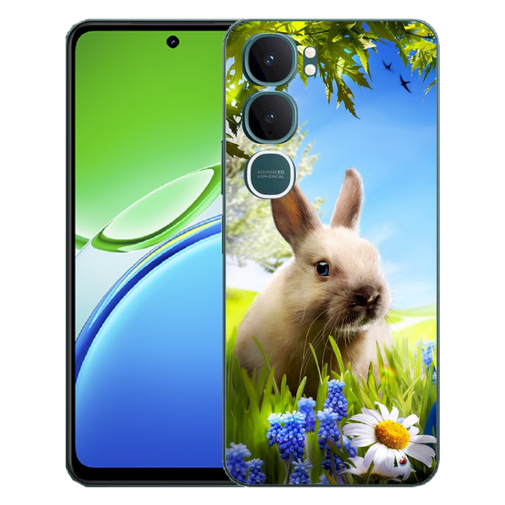 Gelový kryt mmCase na Vivo Y21d - zajíček