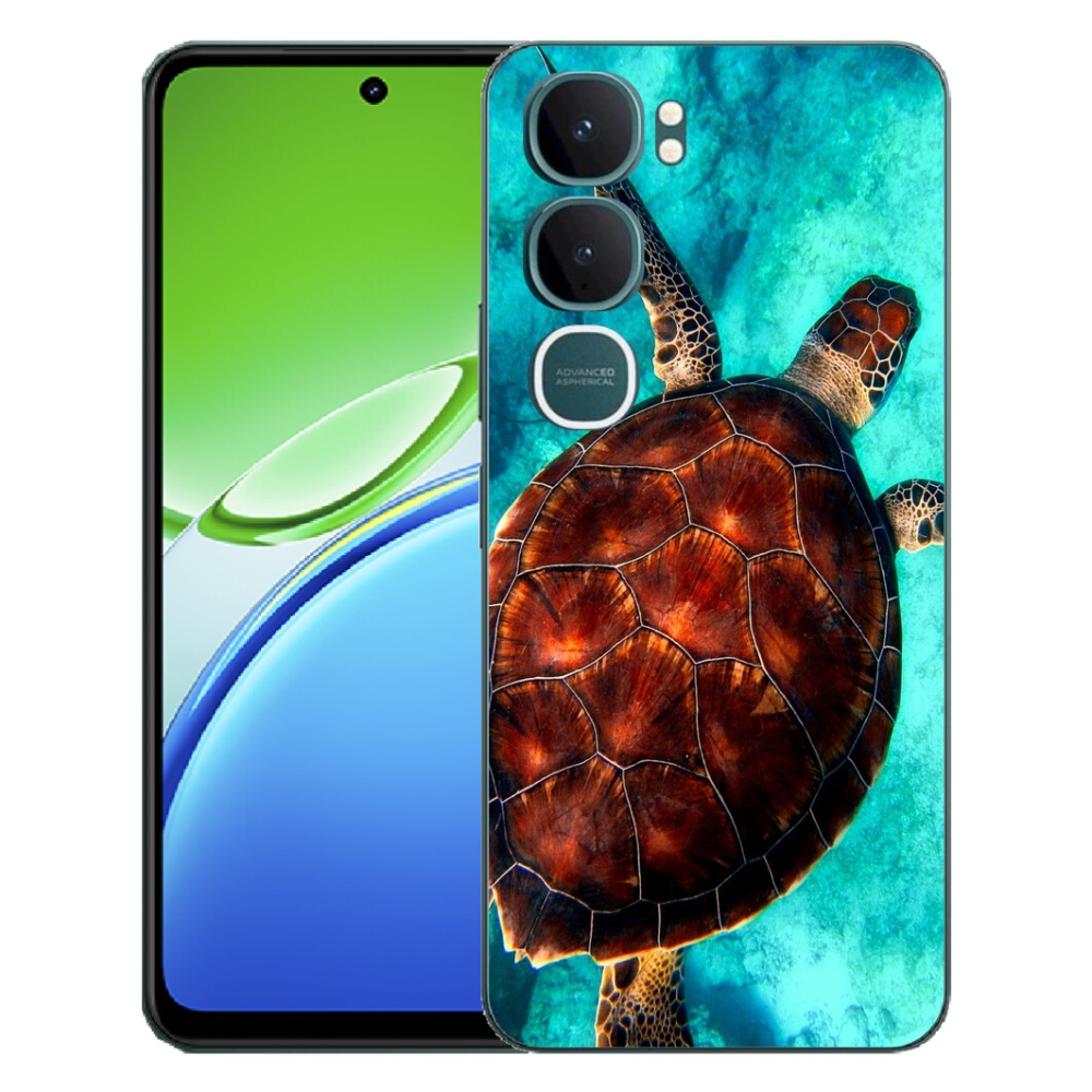 Gelový kryt mmCase na Vivo Y21d - želva