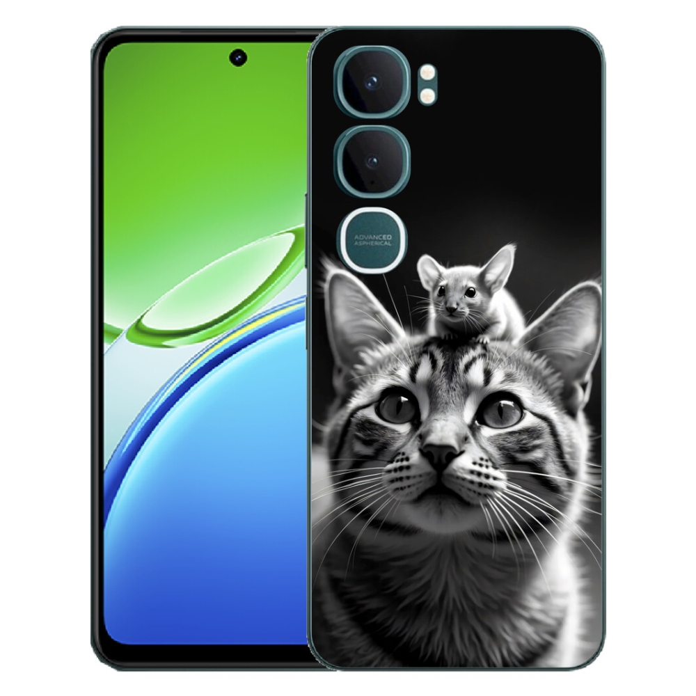 Gelový kryt mmCase na Vivo Y21d - zvířecí přátelství 2