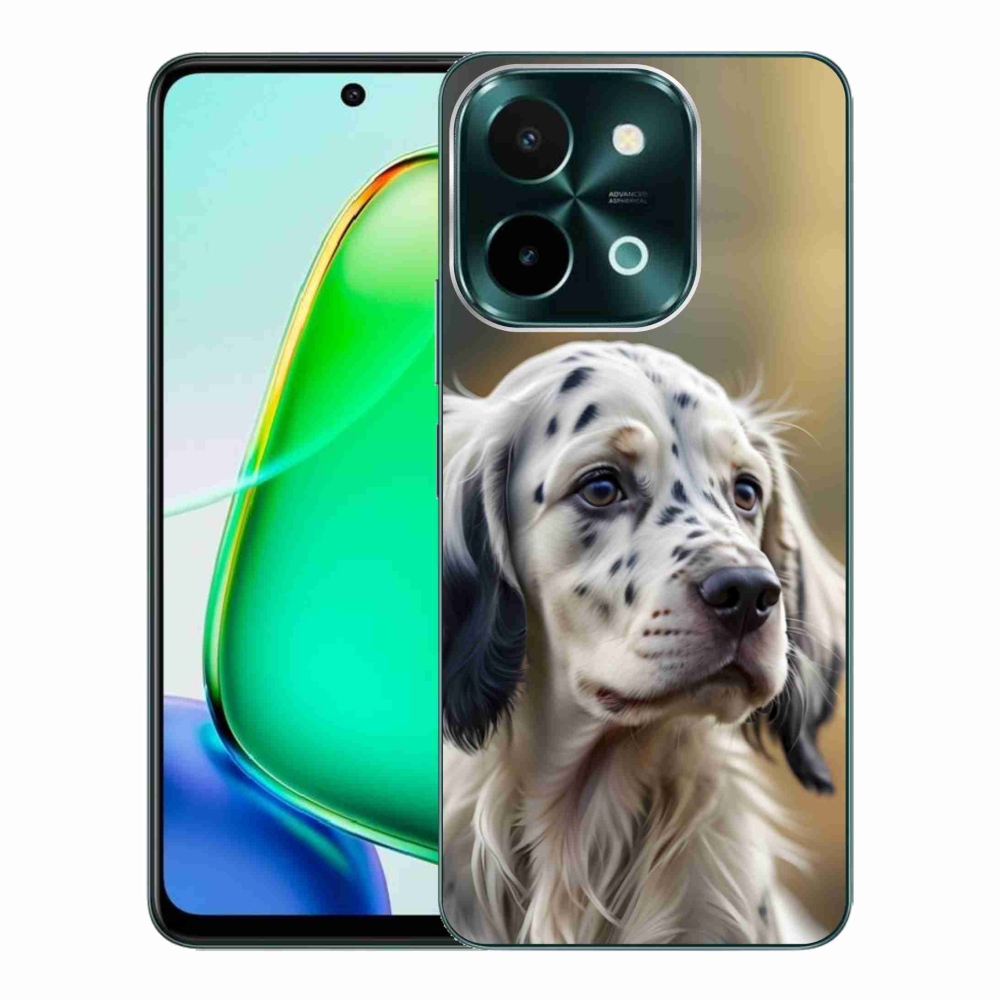 Gelový kryt mmCase na Vivo Y28 - anglický setr
