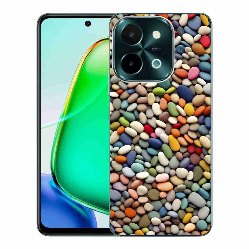 Gelový kryt mmCase na Vivo Y28 - barevné kamínky 2