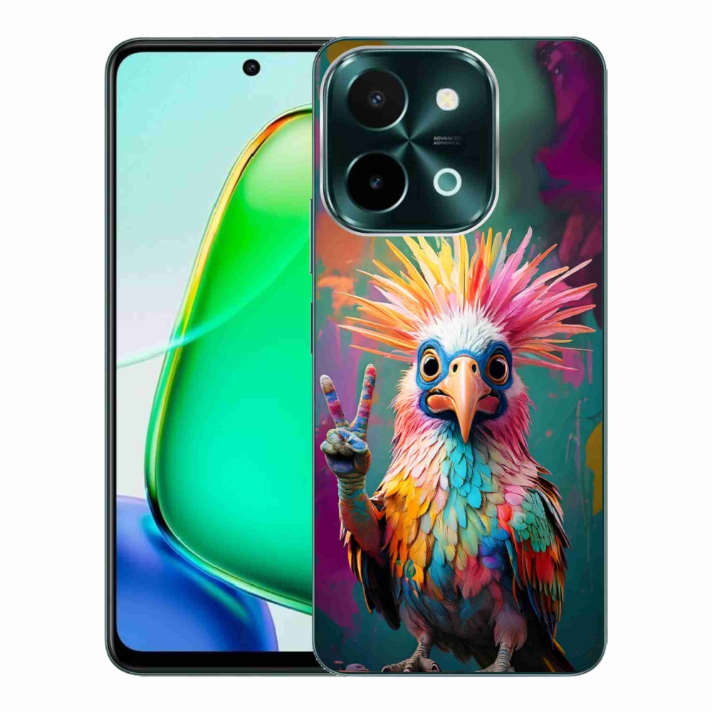 Gelový kryt mmCase na Vivo Y28 - barevný rebel