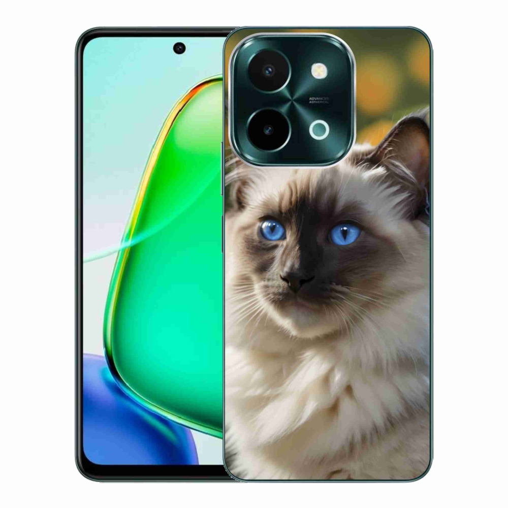 Gelový kryt mmCase na Vivo Y28 - bílý ragdoll