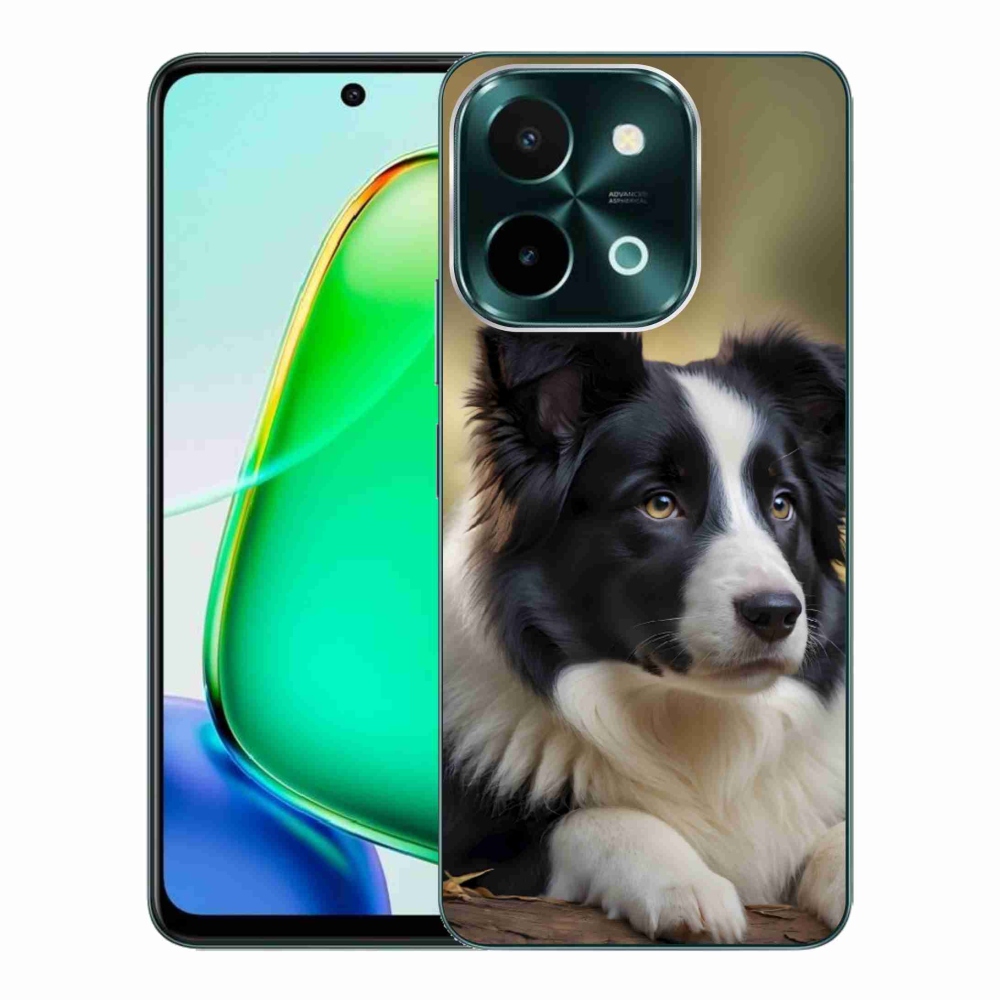 Gelový kryt mmCase na Vivo Y28 - border kolie 2