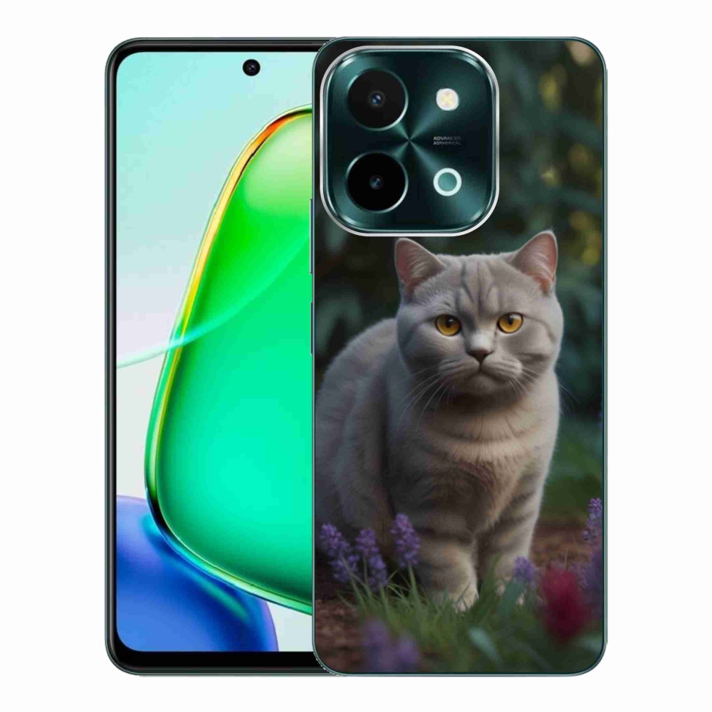 Gelový kryt mmCase na Vivo Y28 - britská kočka