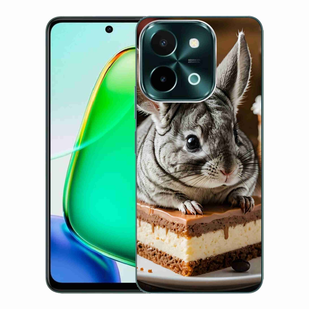 Gelový kryt mmCase na Vivo Y28 - činčila