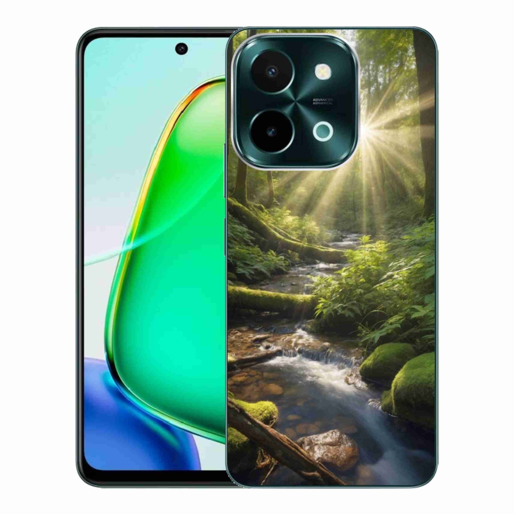 Gelový kryt mmCase na Vivo Y28 - hlubina lesa