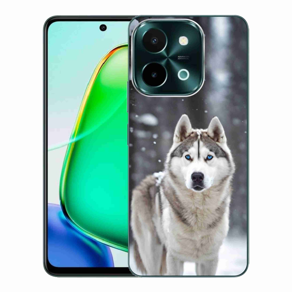 Gelový kryt mmCase na Vivo Y28 - husky 2